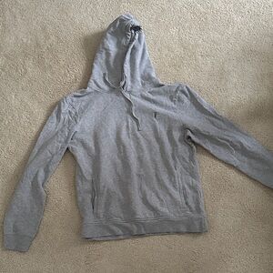 All Saints Logo Grey Hoodie